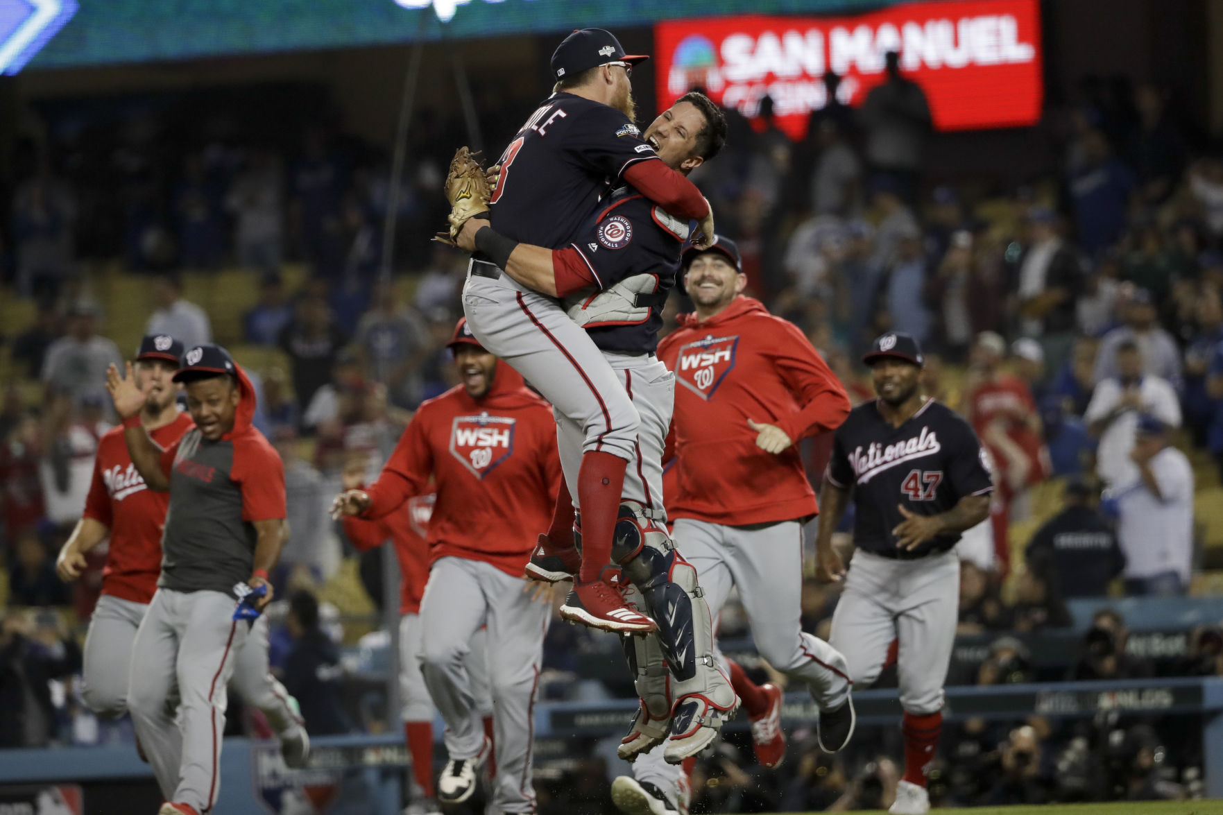 APTOPIX NLDS Nationals Dodgers Baseball